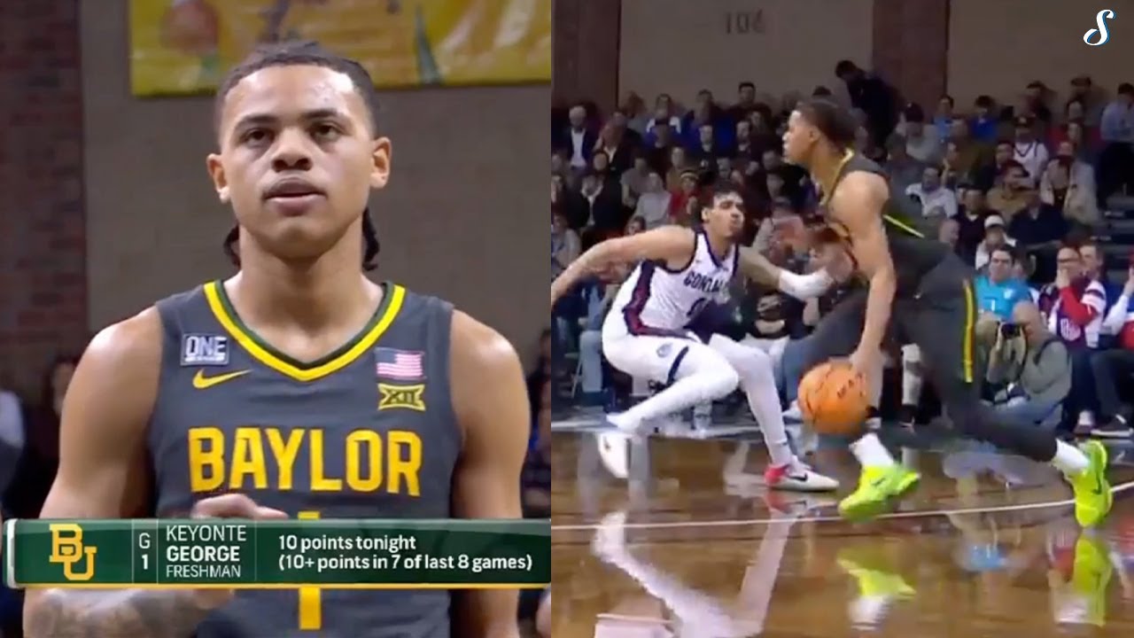 Keyonte George Leads Baylor No. 6 Baylor Over No. 12 Gonzaga | 18 Points