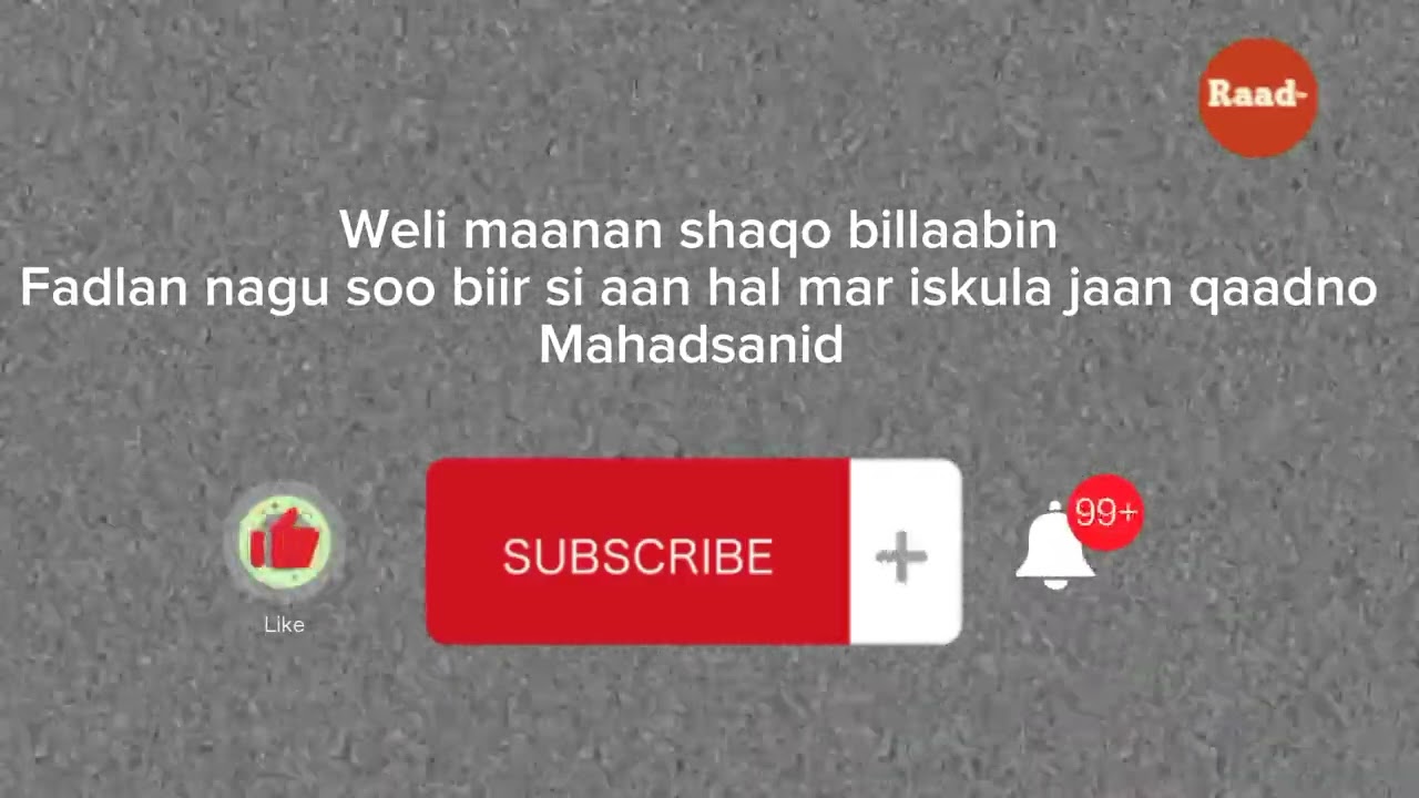 Raadtv | @raadsomalitv | Raadtv