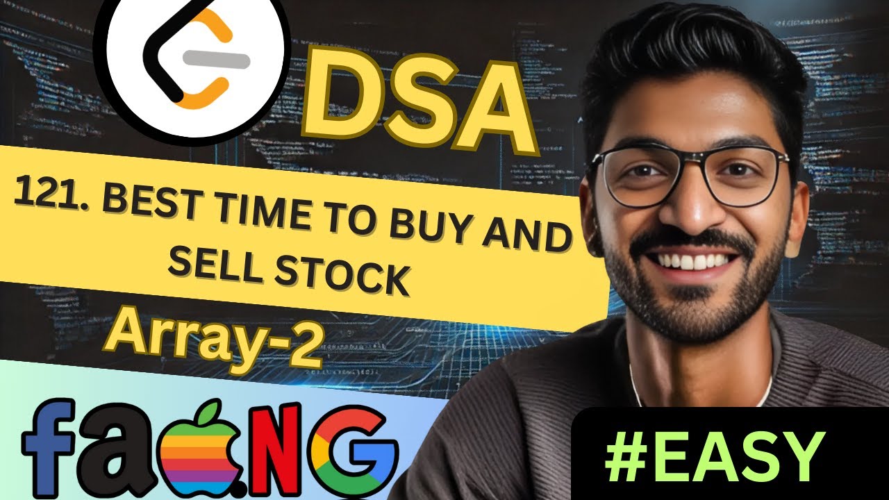 Array-2 | 121. Best Time to Buy and Sell Stock | 🔥 Beginner, Medium & Advanced Level! #easy