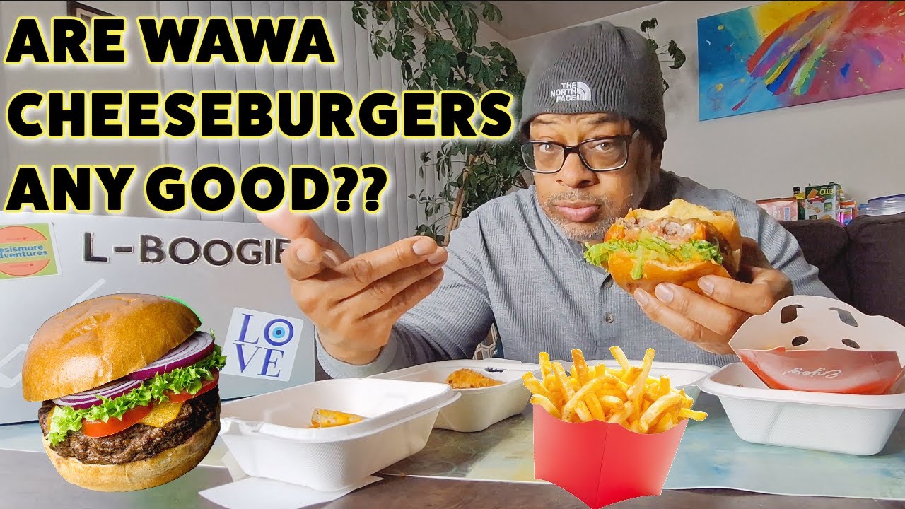 LET'S TRY THE WAWA CHEESEBURGER || IS IT GOOD OR NOT? || MUKBANG || CONVENIENCE STORE FOOD || FRIES