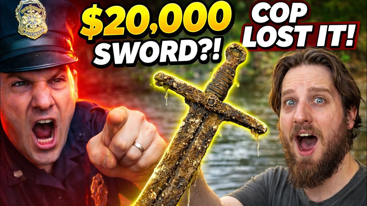 Cop LOSES IT Over Our Magnet Fishing Find | Tries to Violate Our Rights!