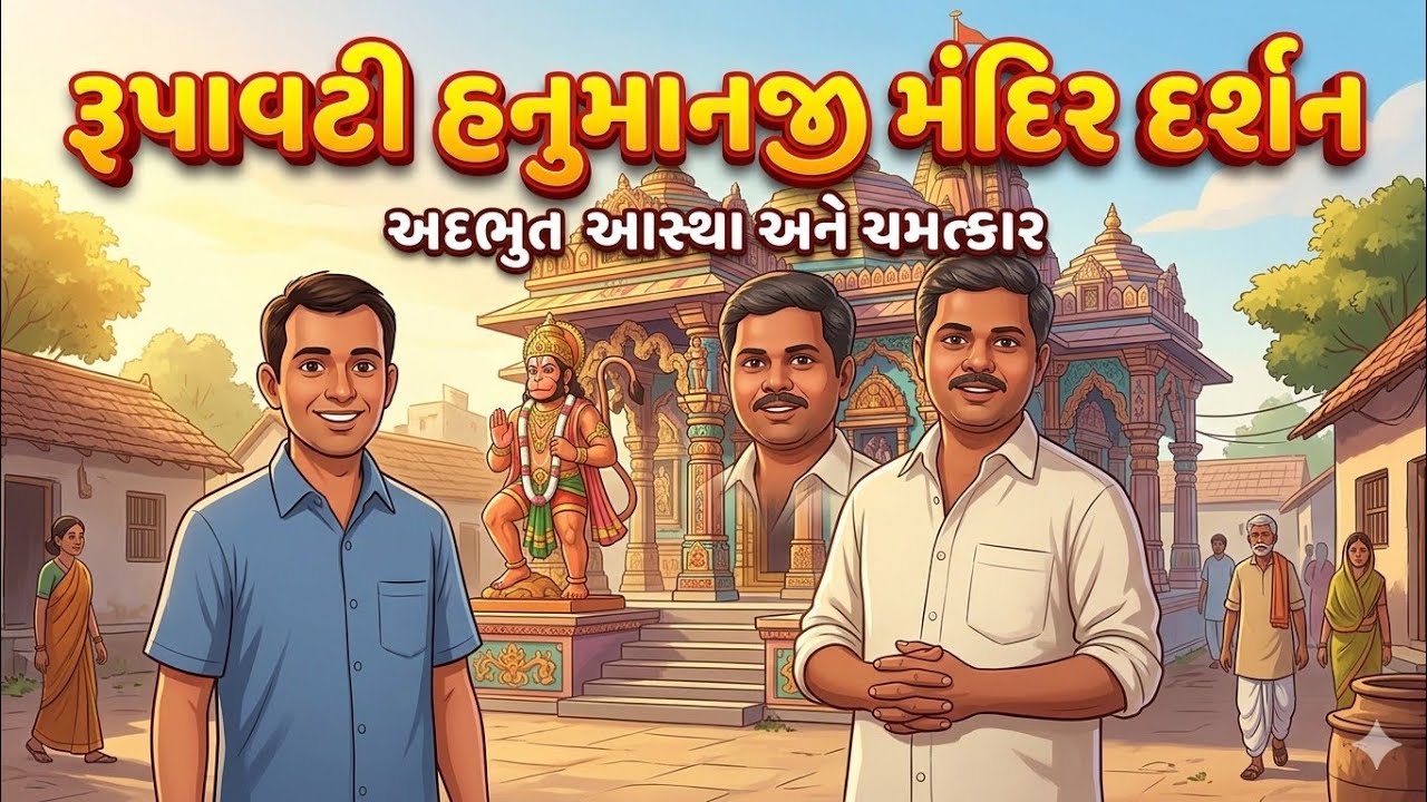 રૂપાવટી હનુમાનજી મંદિર ખદરપર || rupavati Hanumanji mandir khadarapar @HISTORYINDIAKI