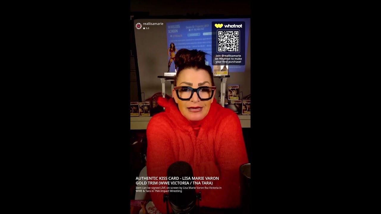 LIVE Virtual Signing – Autographed Trading Cards, 8x10s, & Merch | WWE Victoria & TNA Tara (Lisa ...
