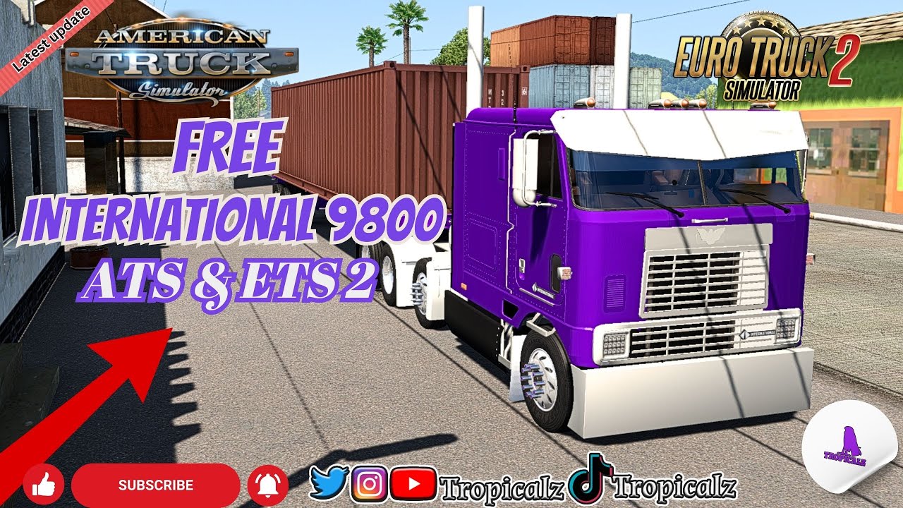 FREE MOD INTERNATIONAL 9800 - American Truck Simulator 1.54