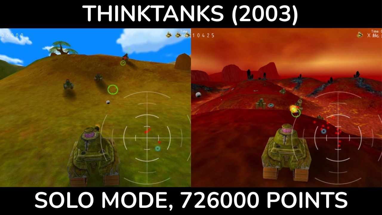 ThinkTanks - Solo Run, 726000 Points