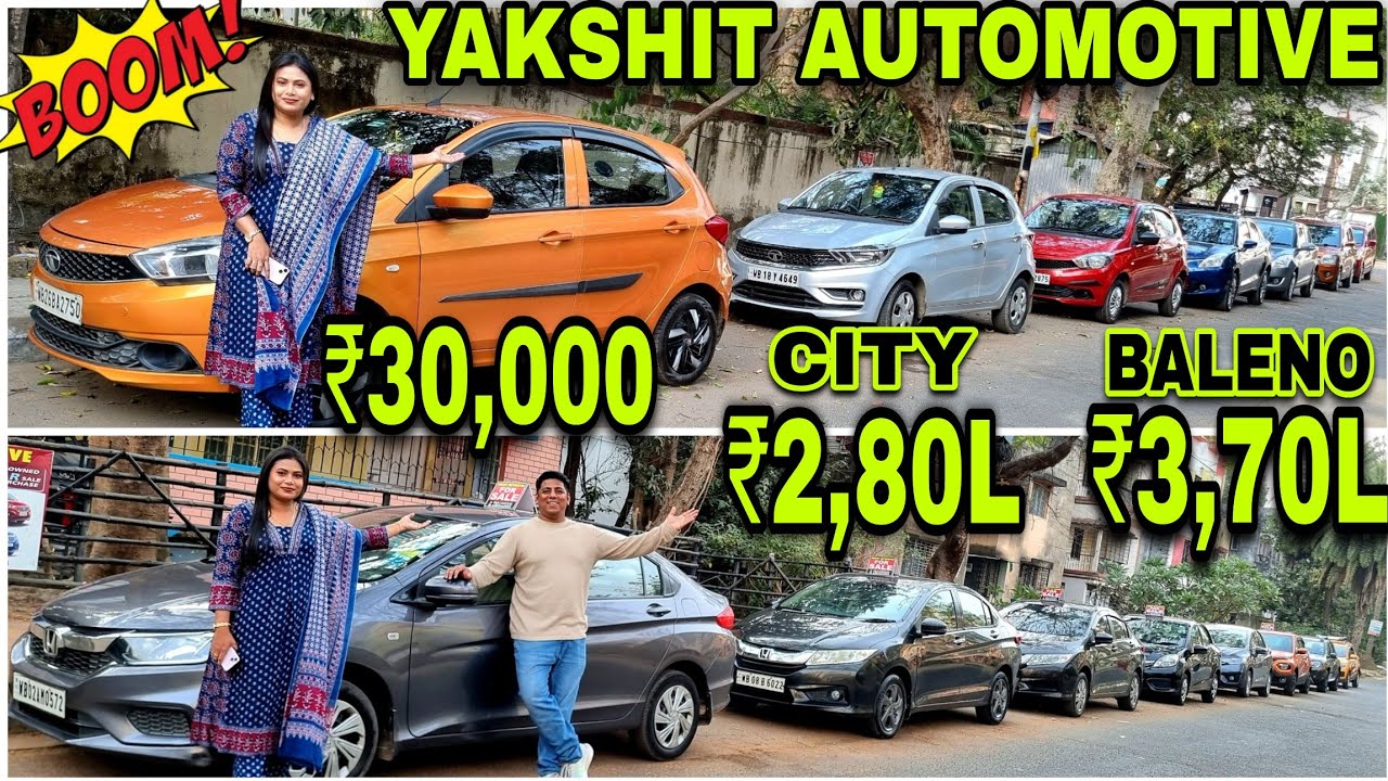 Yakshit Automotive 🔥₹30,000🔥₹2,80L-City🔥₹3,70L-Baleno🔥Tiago,Duster,Triber,WagonR,Punch,Amaze Use Car