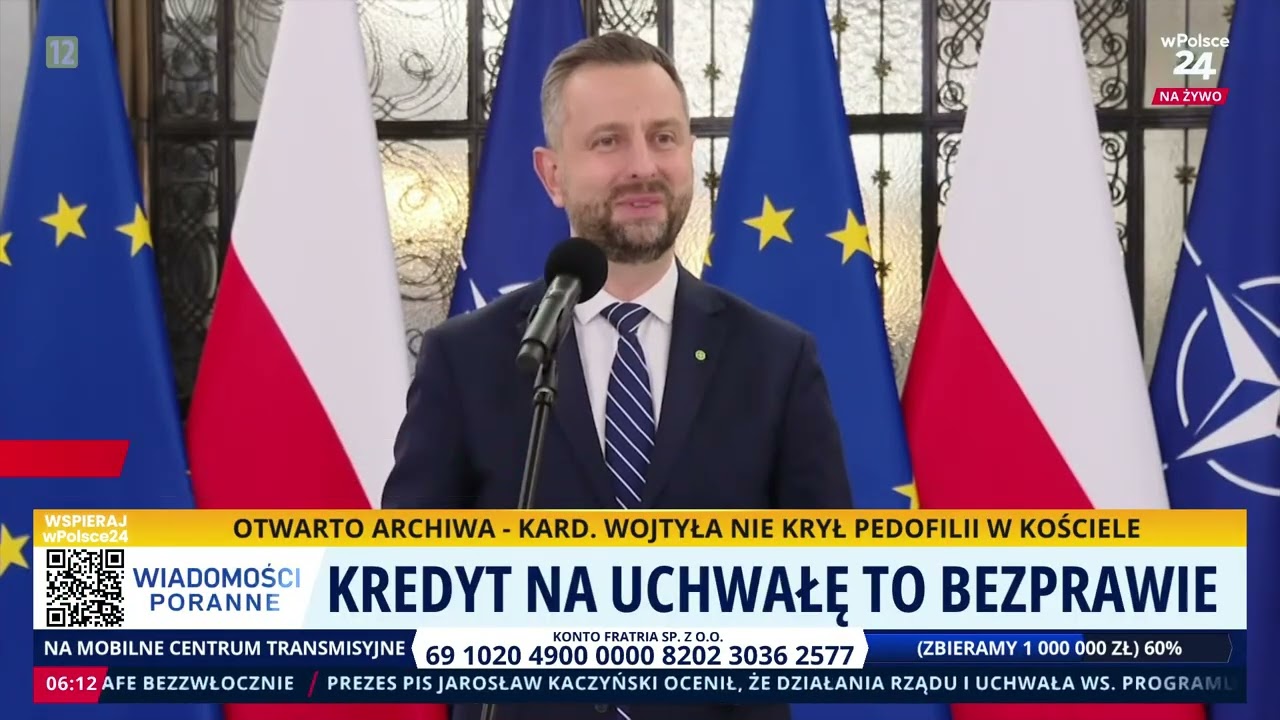 Weto w obronie suwerenności. Wiadomości porannne