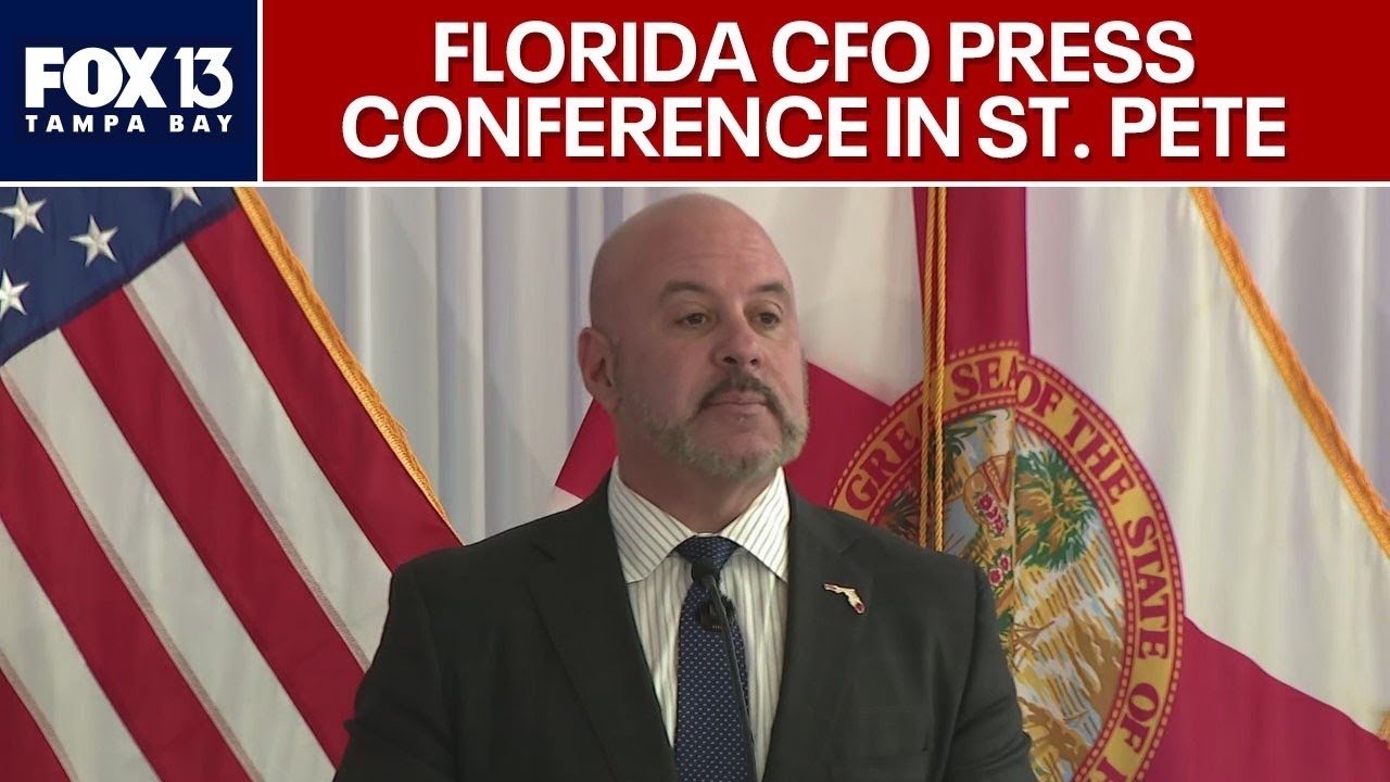 LIVE: Florida CFO press conference in St. Pete