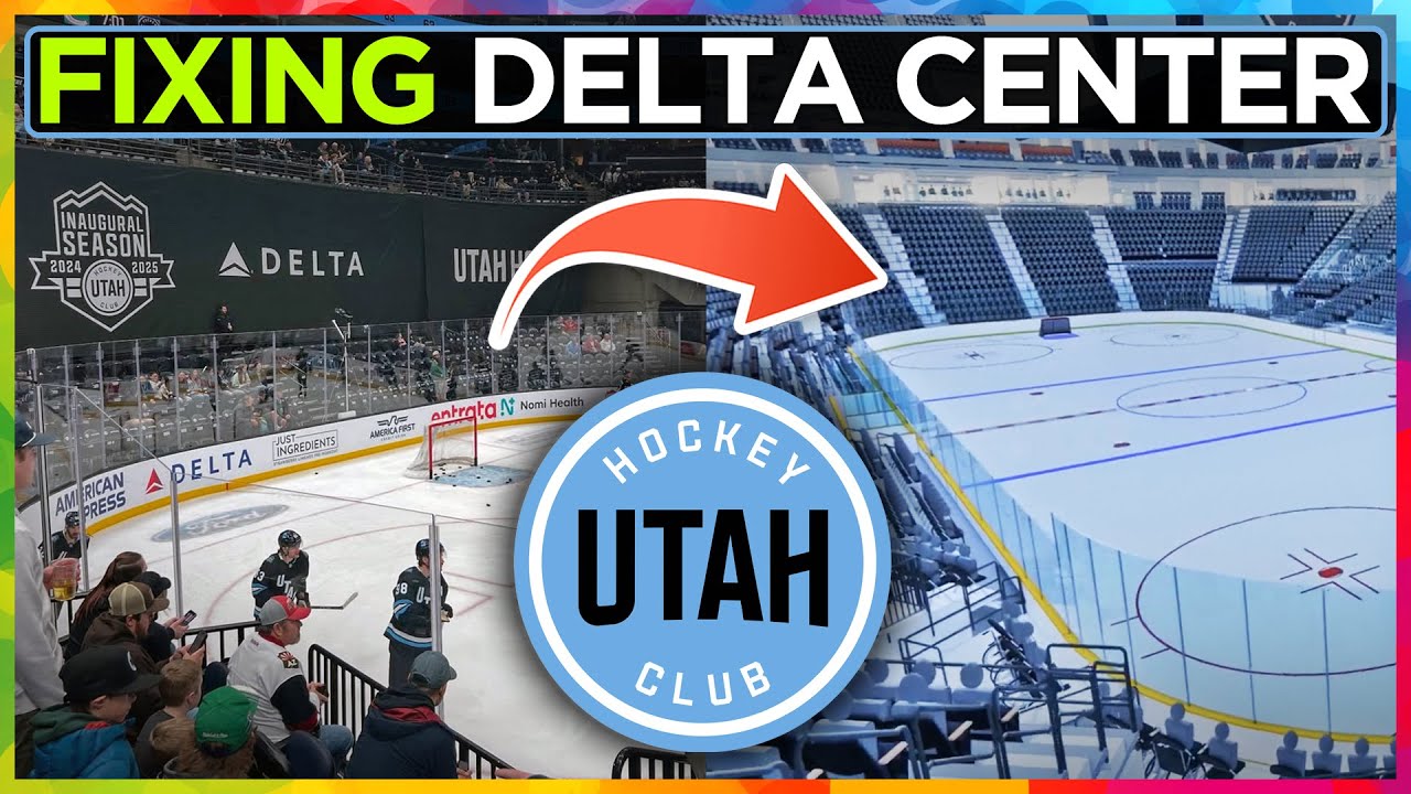 Delta Center gets FIXED for NHL, (Utah Mammoth?)