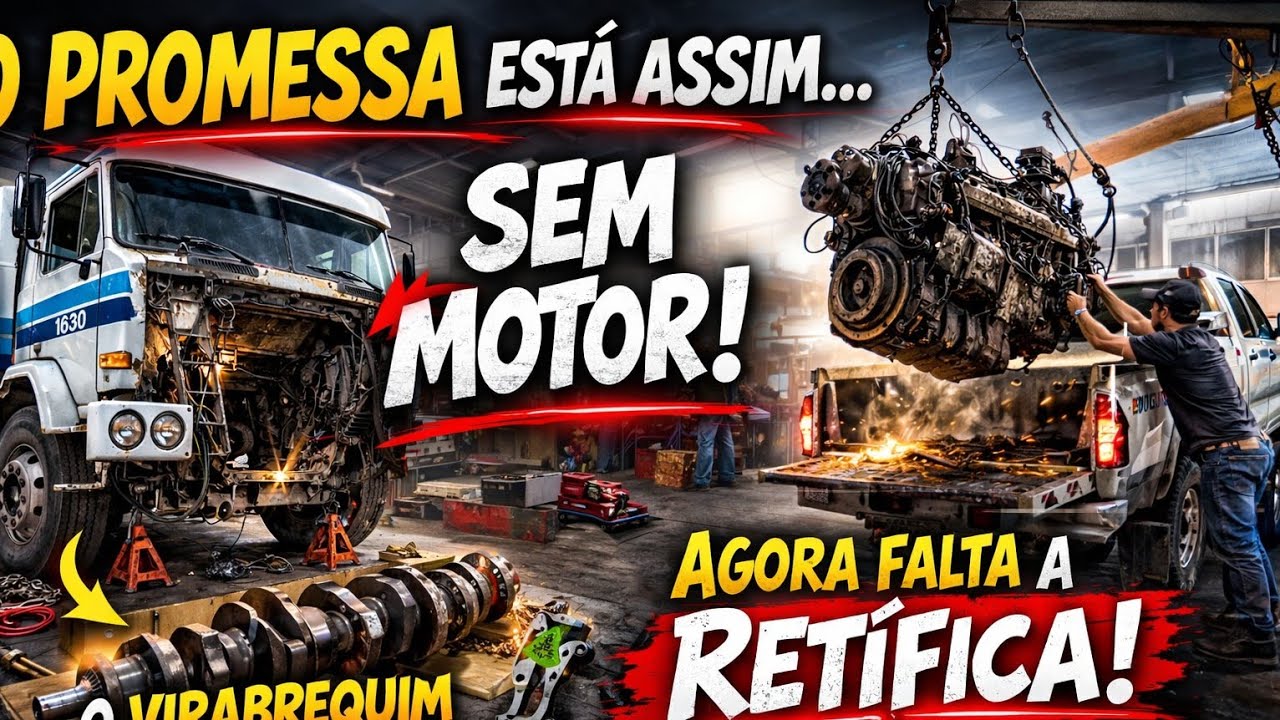 VIRABREQUIM E MOTOR DO 1630 NA RETIFICA GRAÇAS A VOCÊS 🙌 AINDA PRECISAMOS MUITO DE AJUDA 