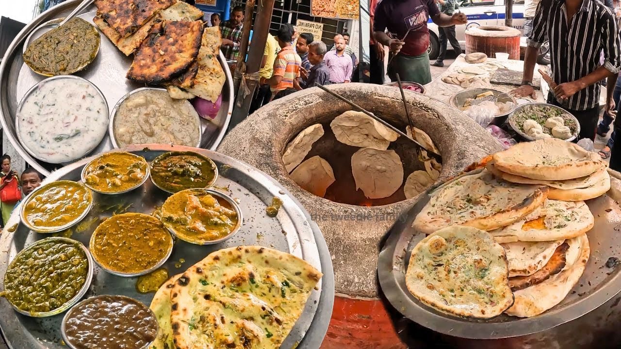 This Place is FAMOUS for All Mix Veg (Thali's) Lal Bazar Kolkata Street Food