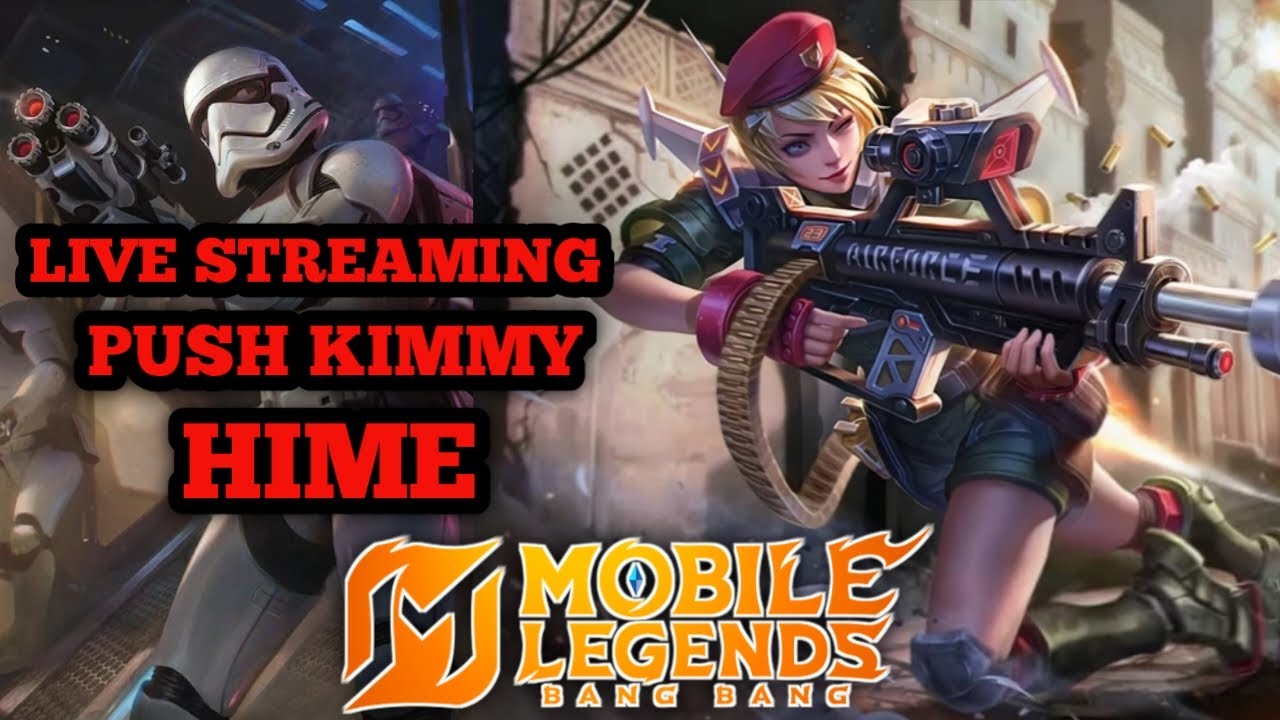 live solo rank | mabar gratis | push kimmy cyclops dan nana | #mobilelegends#liveyoutubevertical