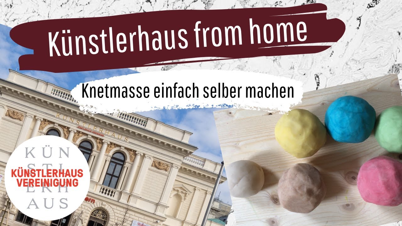 K&uuml;nstlerhaus from home: Knetmasse einfach selber machen