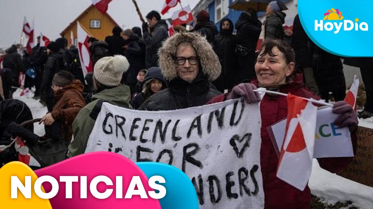 EN VIVO: Manifestantes en Groenlandia salen a las calles bajo el lema “Stop Trump”