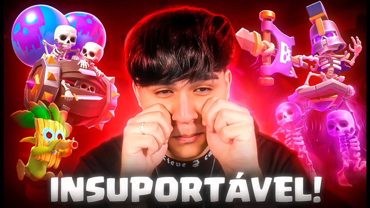 DOMINEI O TOP GLOBAL COM O BAIT MAIS INSUPORTÁVEL DO CLASH ROYALE *0% DE CERÉBRO*🤢💀