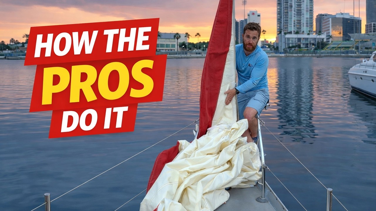 How To Put Sails On Your Boat | Part 1 of 2 | How the Pros Do It