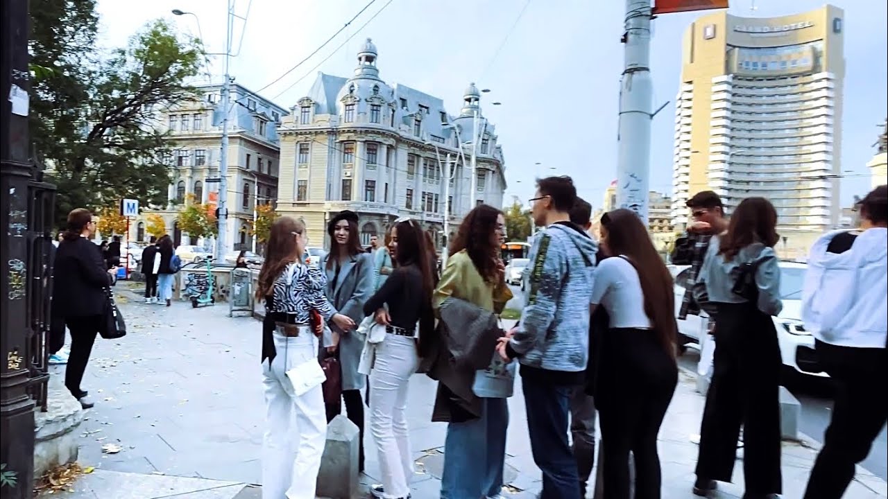 🇹🇩DOWNTOWN BUCHAREST WALKING TOUR | OCTOBER 2022 ☀️💃🏼❤️