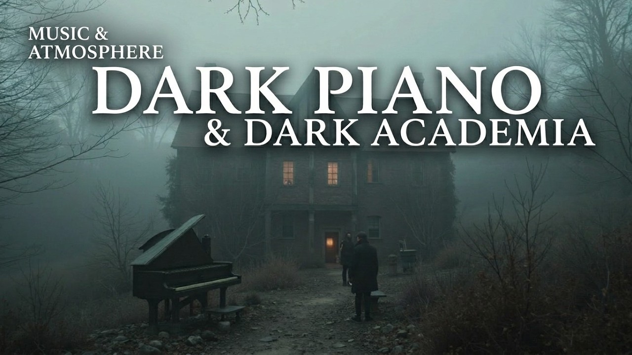 Dark Piano Dark Academia - Gothic Mood & Deep Focus Cinematic Ambience for Intense Study