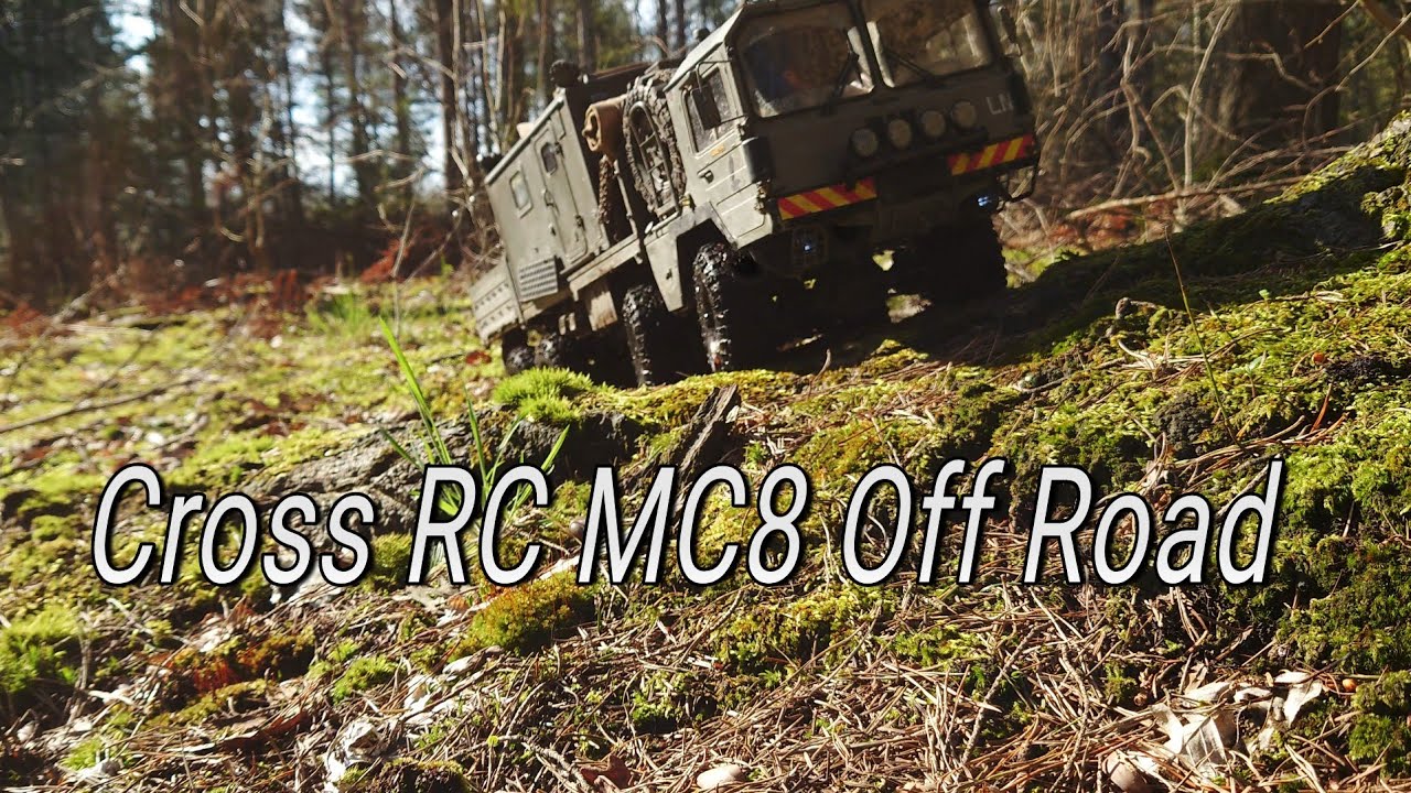 Cross-RC MC8 Remote Control Scale MAN KAT1 8x8 Off Road Truck with CrossRC GC4 Radio box