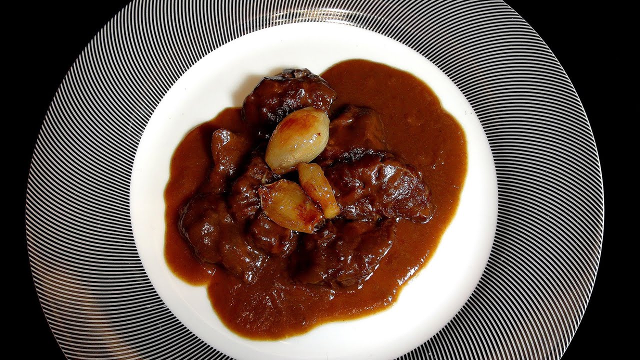 Carrilleras de cerdo al Pedro Ximenez. Recetas en el Cooking Chef