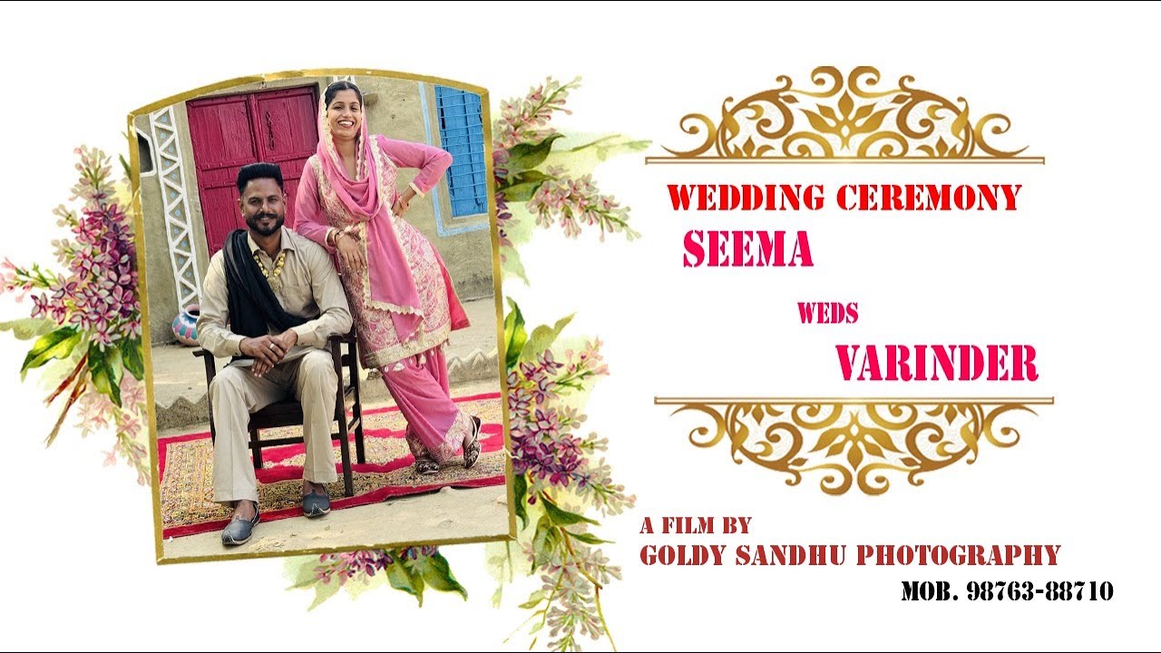 live doli  WEDDING OF SEEMA & VARINDER // LIVE BY GOLDY SANDHU PHOTOGRAPHY M.98763-88710