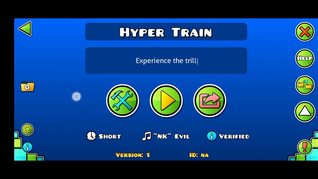 Beating my own level Hyper Train