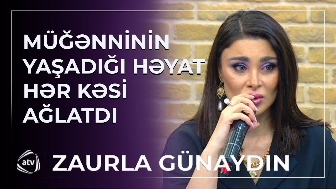 “Elə bilirdim atam bizi atıb gedib” - Rahidə Baxışova canlı efirdə hər kəsi ağlatdı /Zaurla Günaydın