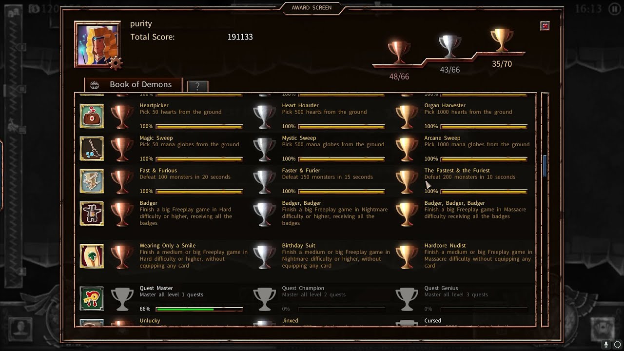 Book of Demons achievement guide The Fastest & The Furiest