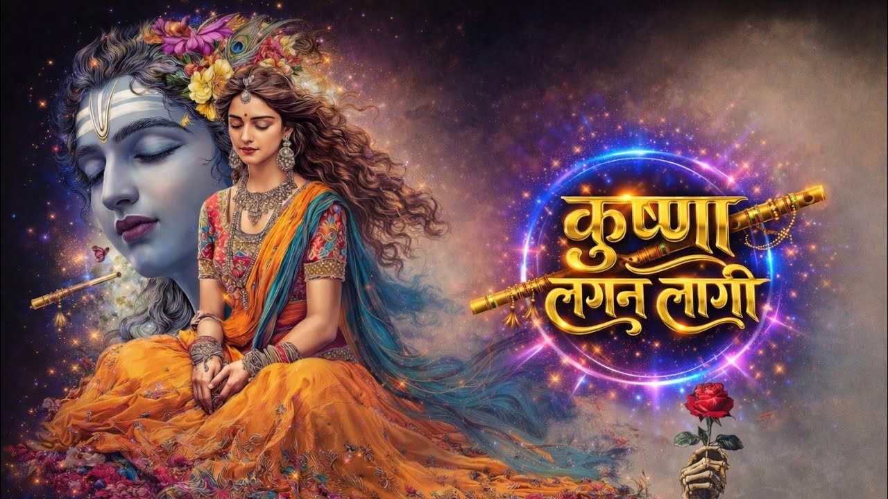 कृष्णा लगन लागी ❤️ | Radha Krishna Bhajan | 4K HDR | MP3 Universe