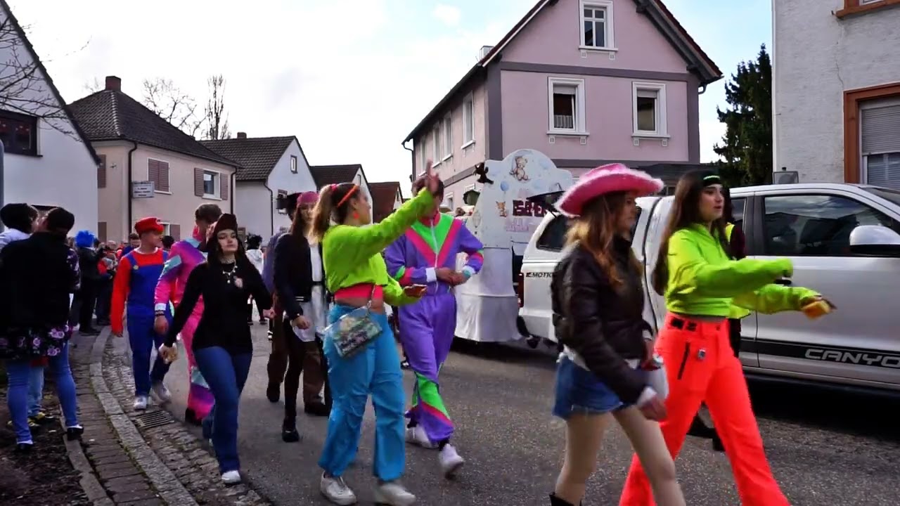 Fasching Umzug 2024 Herxheim kompletter Karneval Umzug vom 13 Februar 2024
