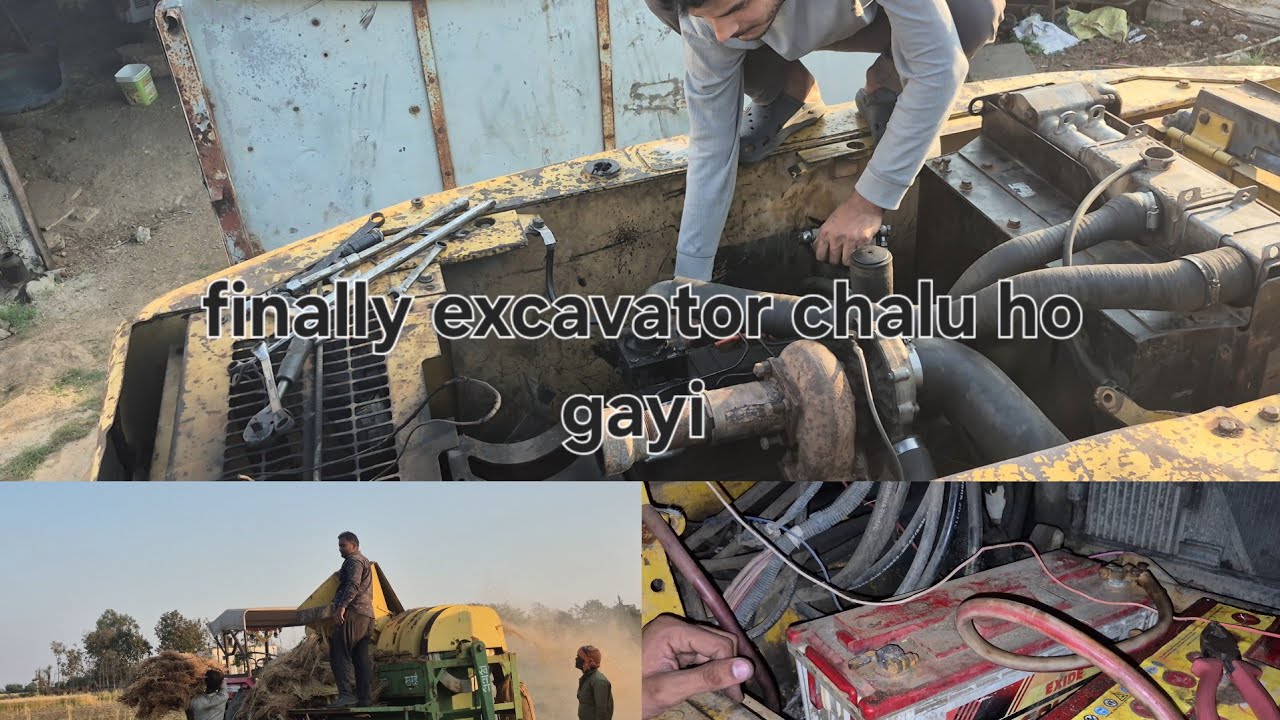 Finally excuvator chalu ho gayi / massoor harvesting