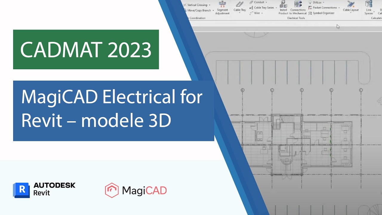 MagiCAD Electrical for Revit – modele 3D | CADMAT 2023