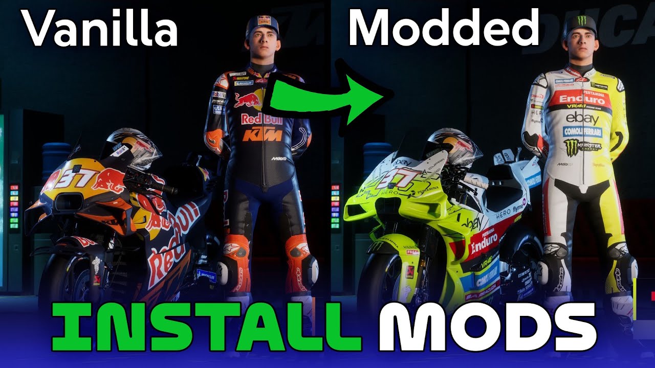 How To Install Mods For MotoGP 25!!!