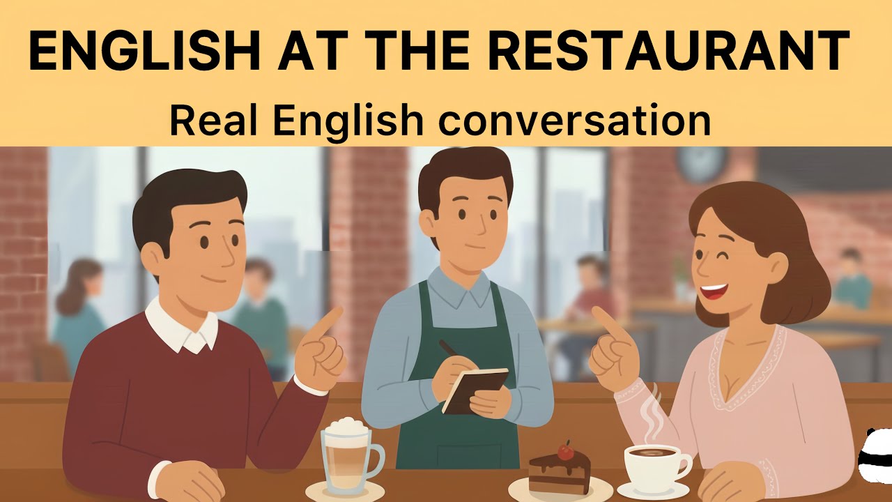 Let’s talk about food at the restaurant: restaurant conversation for beginners 
