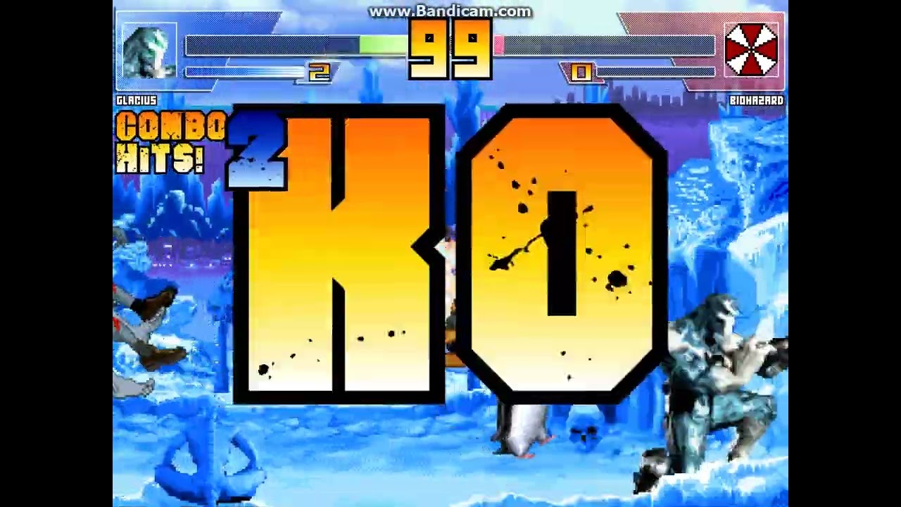 MUGEN battle #8122: Glacius vs Biohazard 