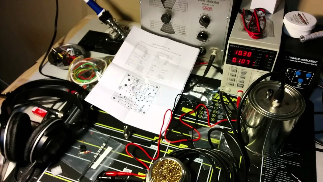 QRP Pixie transciever test