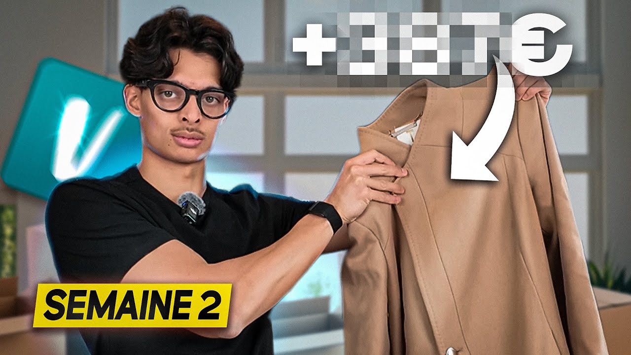 1598€ en UNE SEMAINE sur Vinted ! Voici les Niches RENTABLES que j'ai vendues (Objectif 3000€)