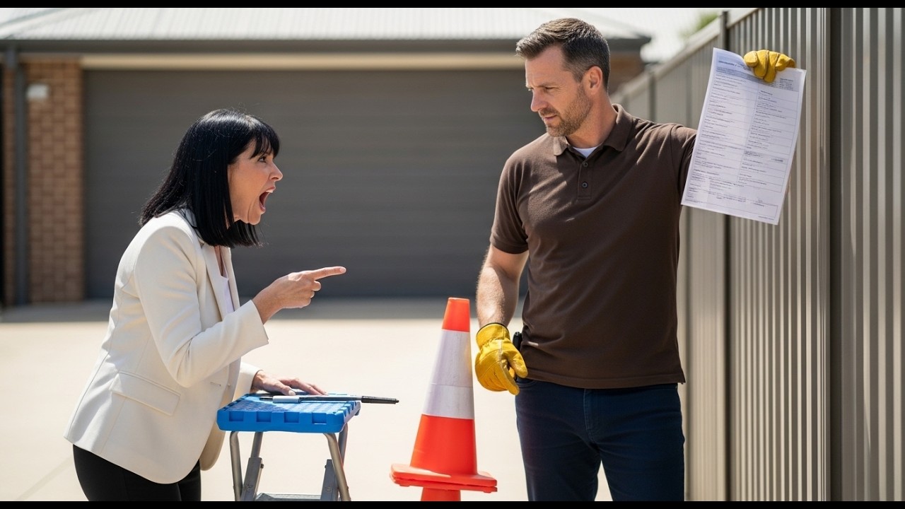 The Survey Revealed She Had Been Threatening Contractors On My Property The Whole Time