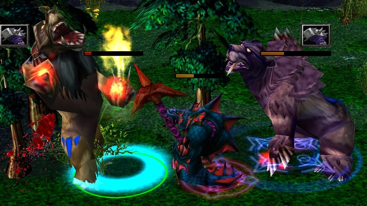 DOTA LONE DRUID vs SLARDAR: Bear Strongest Carry (SUPER HARD GAME)
