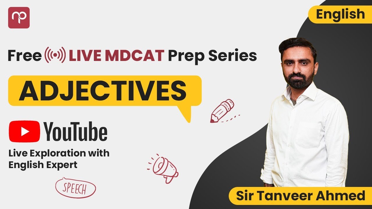 MDCAT English Live with Sir Tanveer