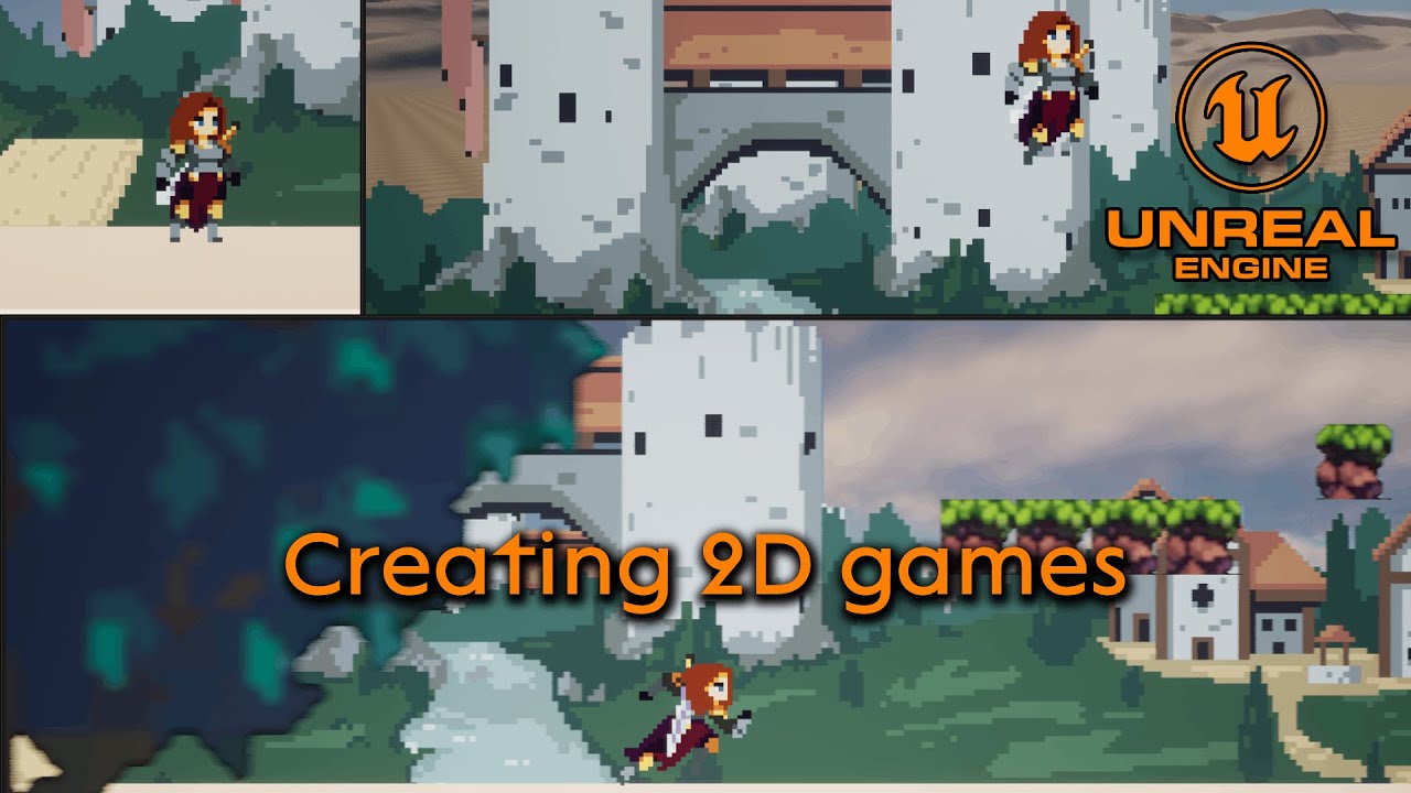 Creating 2D games - Unreal Engine 5 beginner tutorial