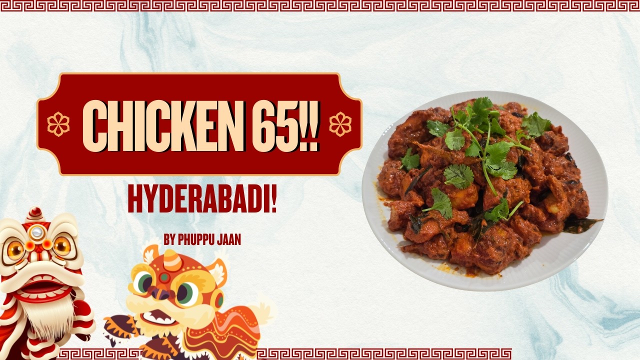 Hyderabadi Chicken 65 Recipe | Crispy Spicy Chicken 65 | Authentic South Indian Style Fried Chicken