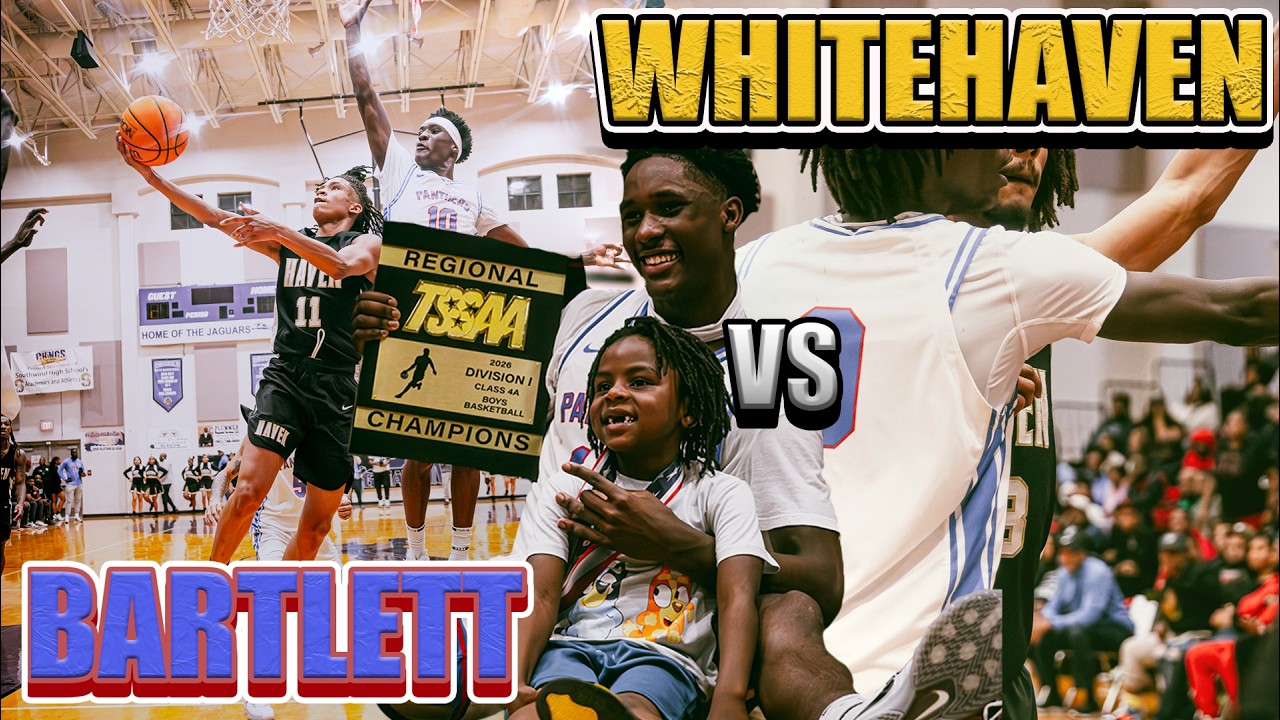 Bartlett WINS Regional Championship vs Whitehaven !! || Game of the Year!! || MHS Basketballl