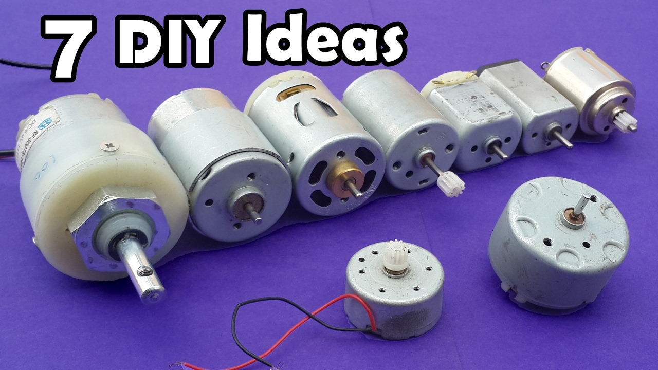 7 Useful DIY Ideas from DC Motor - Compilation