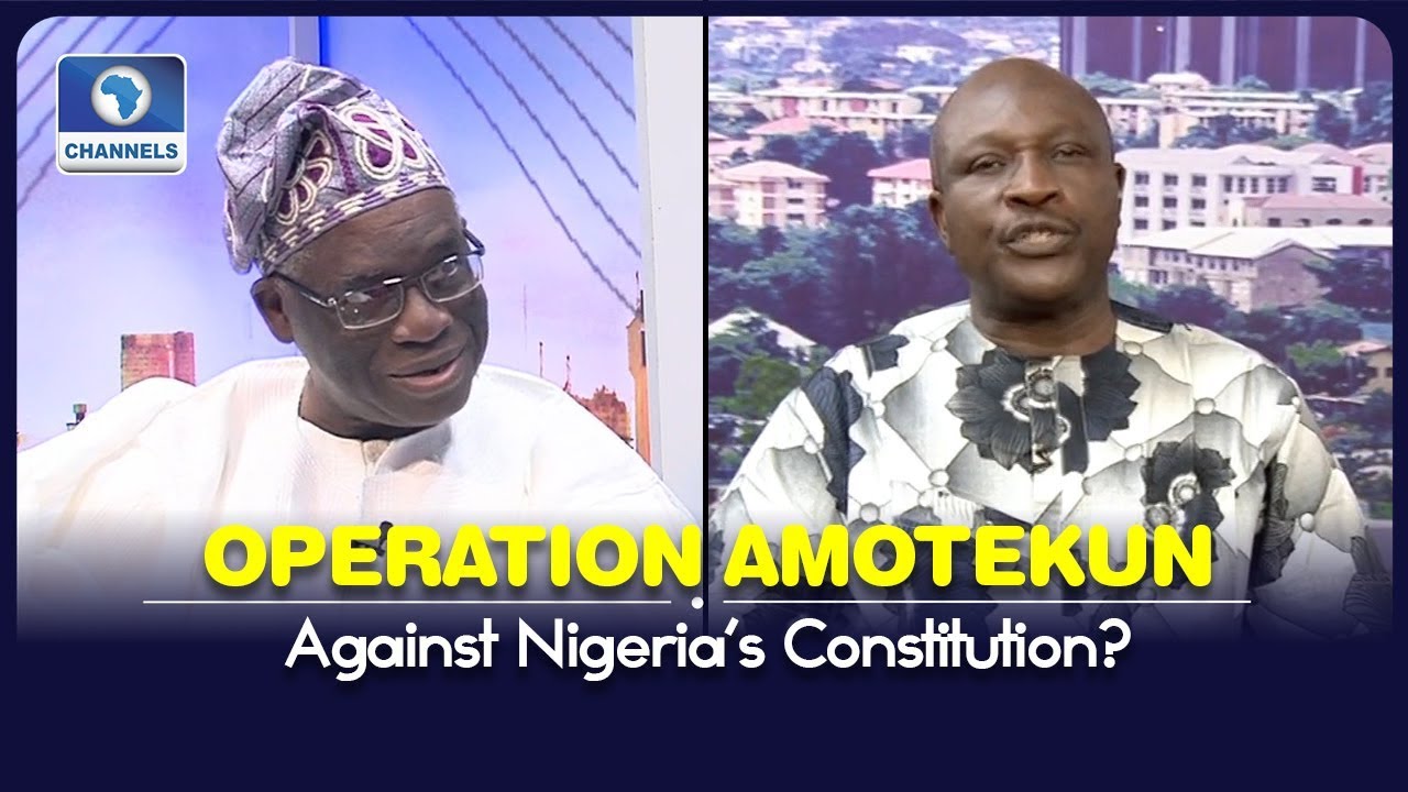Is Operation 'Amotekun' Against Nigeria's Constitution?