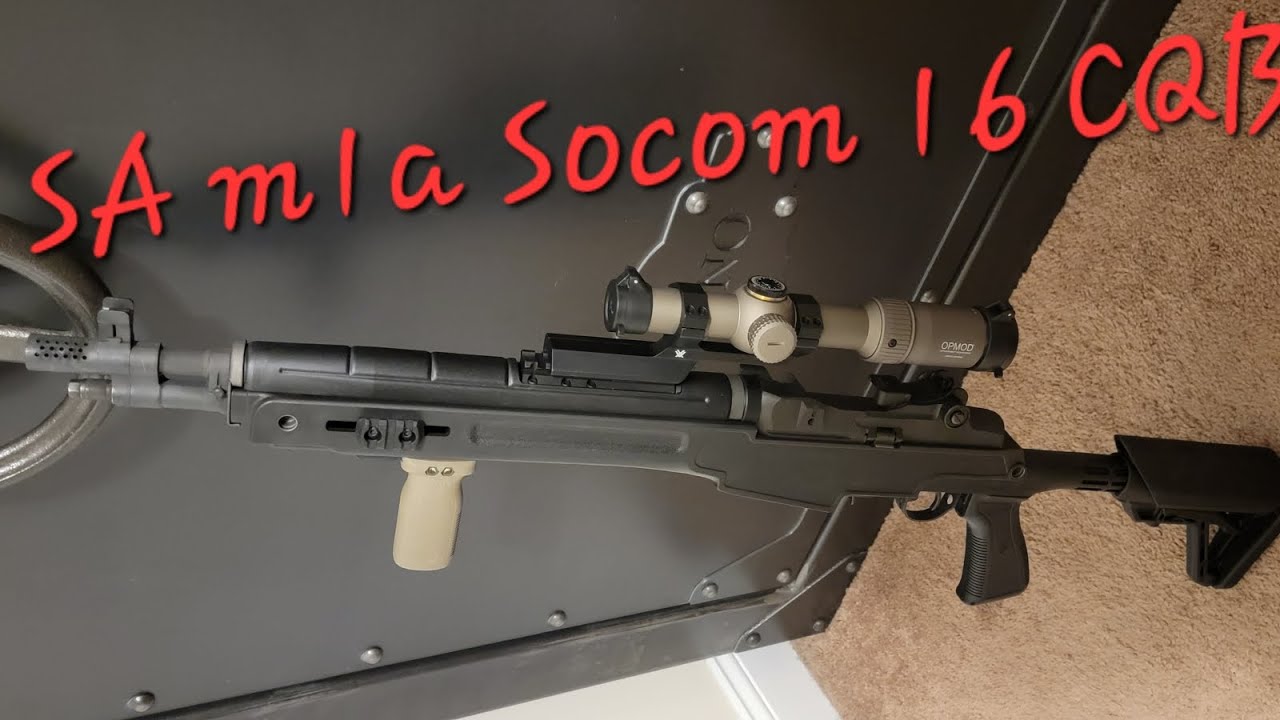Springfield Armory M1A Socom 16 CQB Failure to Fire? #springfieldarmory #m1a #m14 #308 #cqb