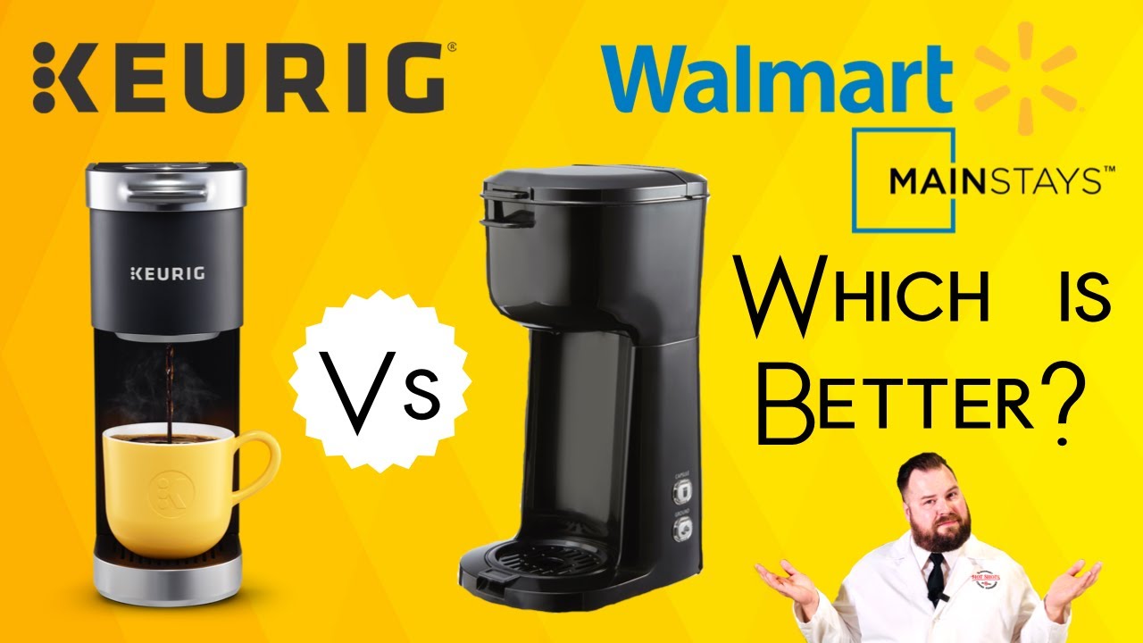 Сравнение кофеварки Keurig K Mini и одноразовой кофеварки K-Cup от Walmart Mainstays