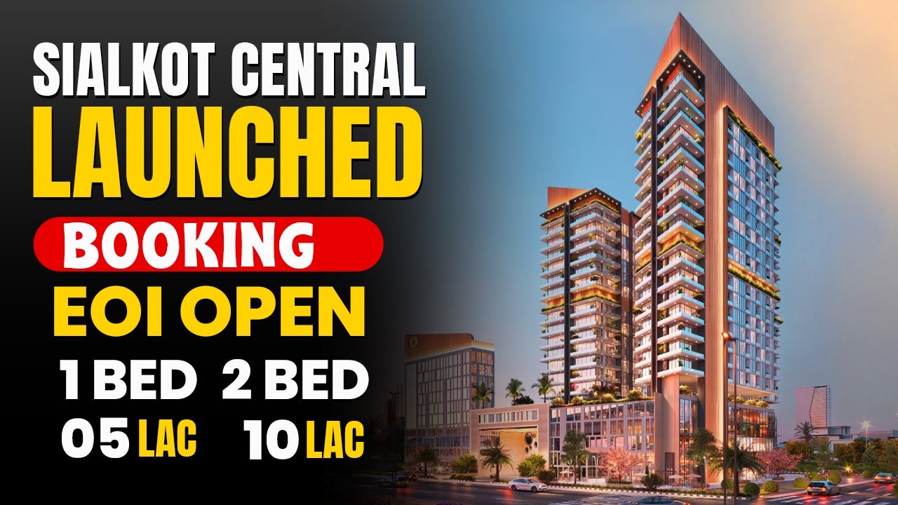 Компания ABS Developer запустила новый проект ABS Central Sialkot | Информация о бронировании, пл...