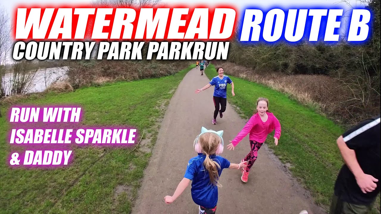 Parkrun Floods - No Problem | Watermead Parkrun  B Course | Flood Course | Isabelle & Daddy Run