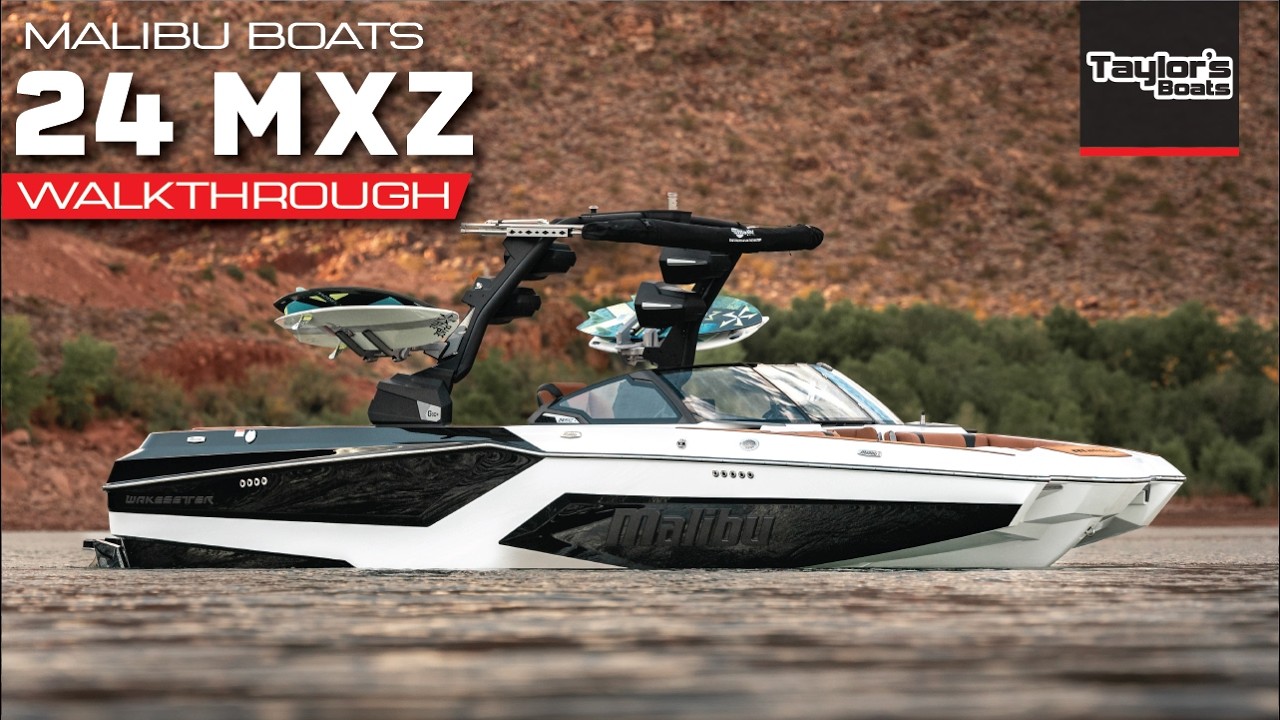 Malibu Boats 24 MXZ Walk through 2025